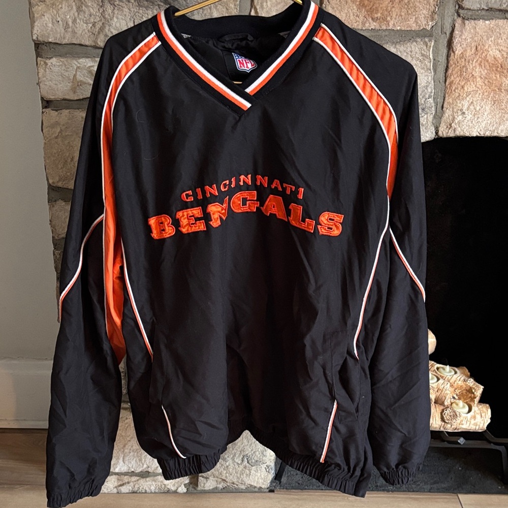 Cincinnati Bengals Black and Orange Pullover